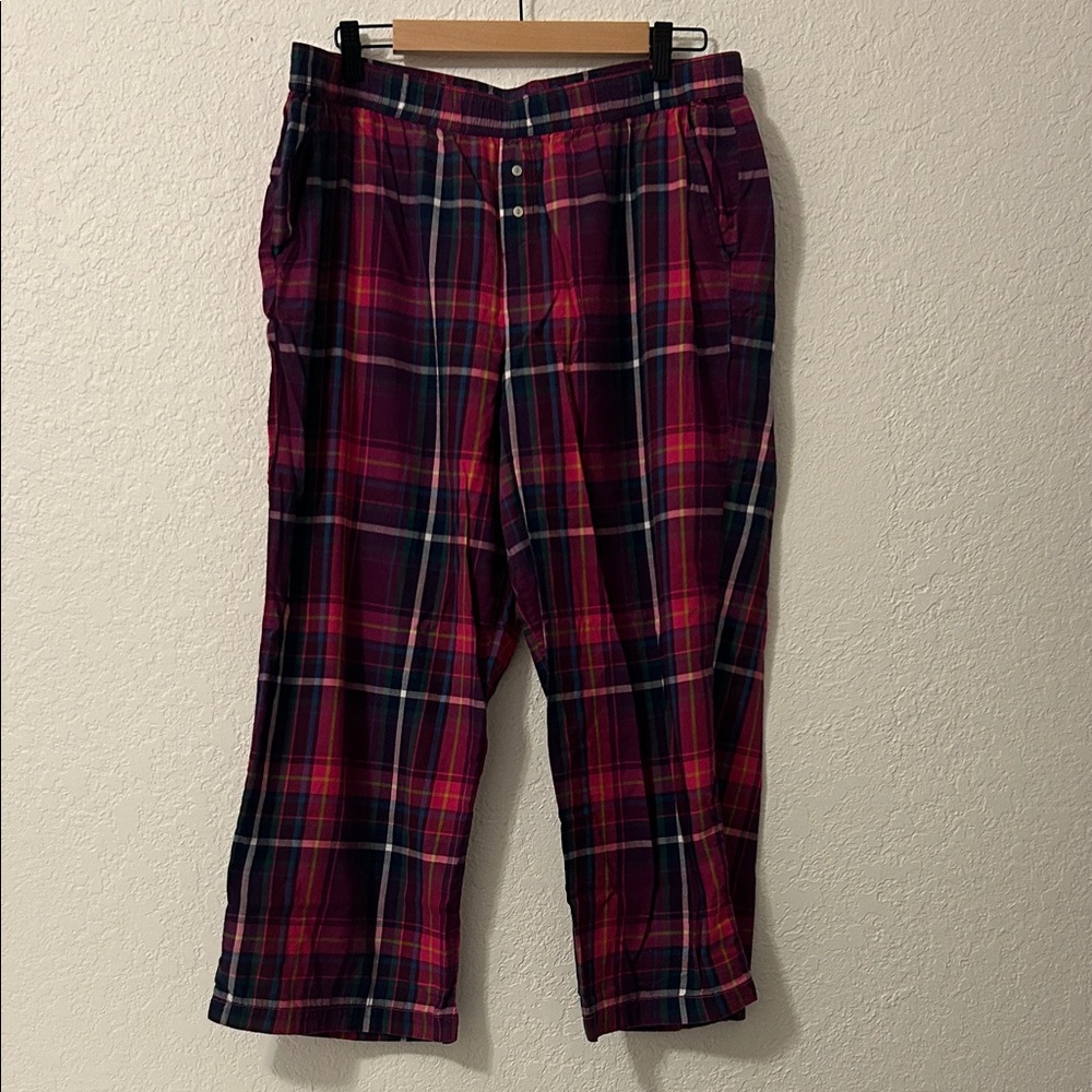 Victoria’s Secret Plaid Cotton Sleep Pants L